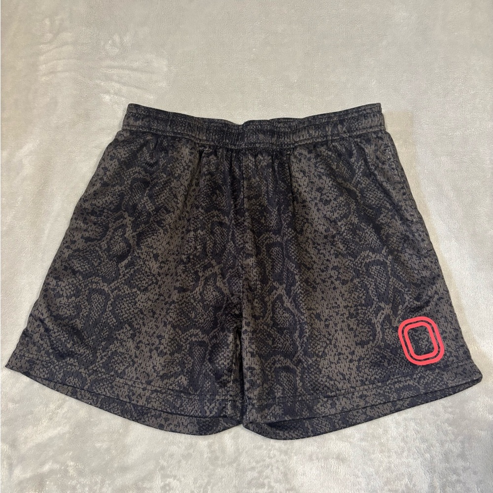 Overtime Snake Print Men's Mesh Shorts